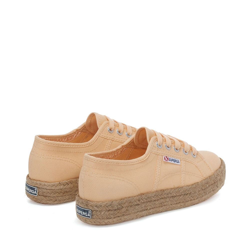 Superga 2730 Rope Orange Platform Sneakers - Women's Sneakers USA | US1994110